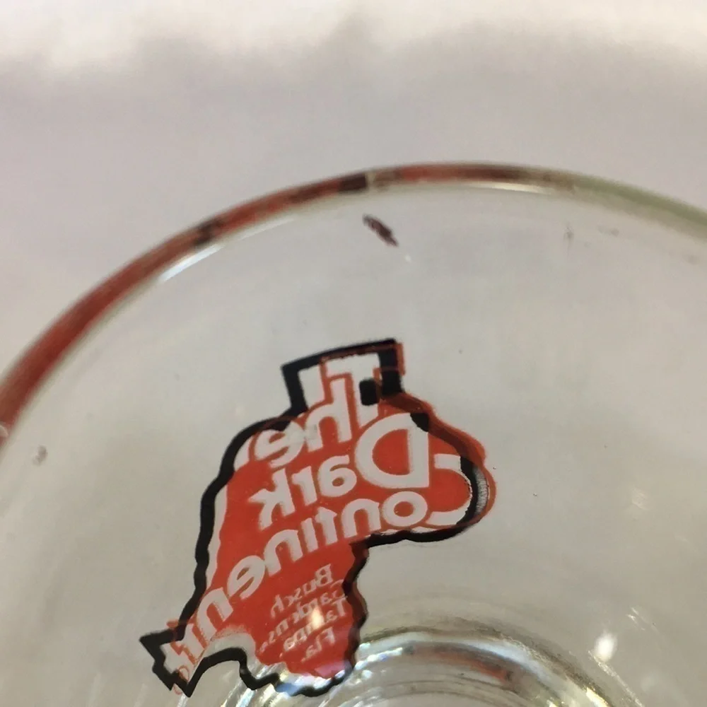 Vintage Busch Gardens Tampa The Dark Continent Shot Glass | Retro Souvenir